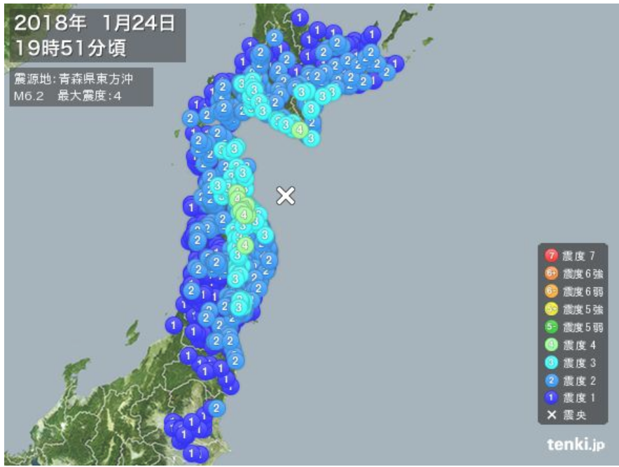 【地震】青森県東方沖…