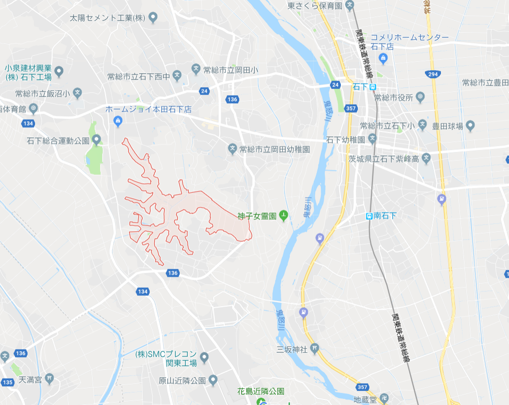 茨城県常総市古間木沼…