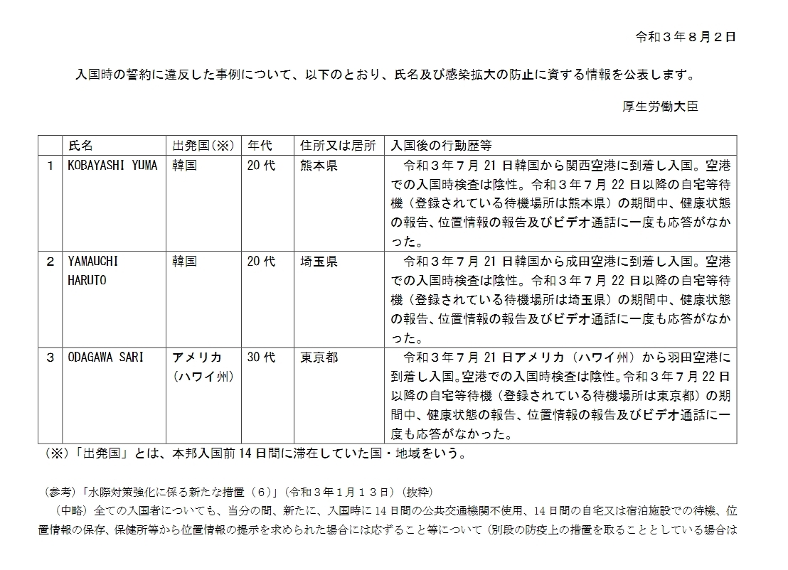 厚生労働省 コロナ変…